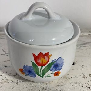 1 Corelle Coordinates FreshCut Covered Sugar Bowl